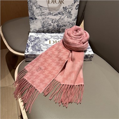DIOR  2025秋冬新款時尚圍巾 尺寸：180-38
