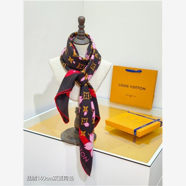 LOUIS VUITTON   2025秋冬新款時尚圍巾 尺寸：140-140