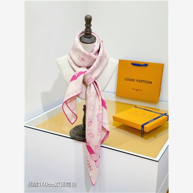LOUIS VUITTON   2025秋冬新款時尚圍巾 尺寸：140-140