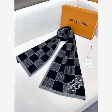  LOUIS VUITTON 2025秋冬新款時尚圍巾 尺寸：180-30