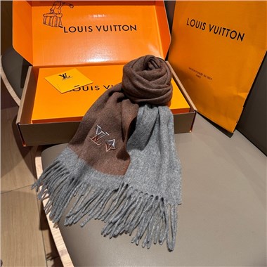  LOUIS VUITTON 2025秋冬新款時尚圍巾 尺寸：180-30