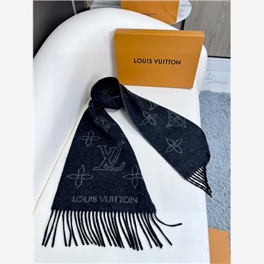  LOUIS VUITTON 2025秋冬新款時尚圍巾 尺寸：196-28