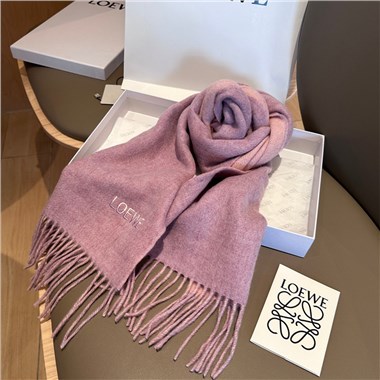 LOEWE  2025秋冬新款時尚圍巾 尺寸：180-30