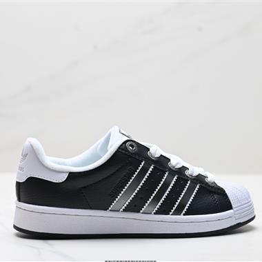 Adidas Originals Superstar貝殼頭系列 三葉草低幫經典百搭休閒運動板鞋
