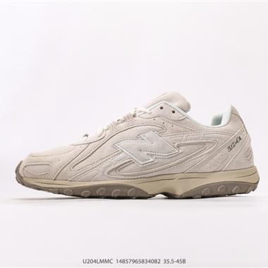 New Balance 204L系列 新百倫 薄底鞋 薄底皮質鞋帶德訓系 減震耐磨包裹性支撐輕便 低幫 生活休閑鞋