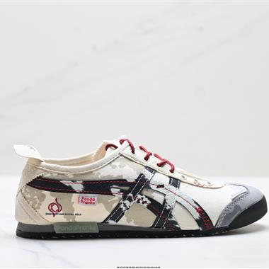 Onitsuka Tiger鬼冢虎 Mexico 66 Slip-on 一腳蹬低幫夏季透氣運動休閒鞋