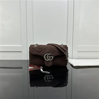 GUCCI    2025新款女生時尚包包 尺寸:26*15*7CM