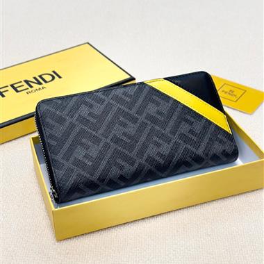 FENDI   2025新款時尚皮夾  尺寸:21*11CM