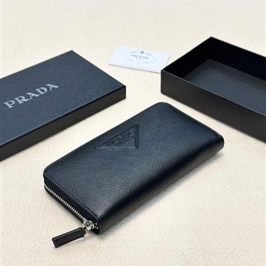 PRADA   2025新款時尚皮夾  尺寸:20*10CM