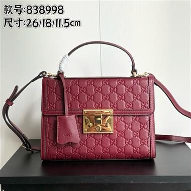 GUCCI  2025新款女生時尚包包 尺寸:26*18*11.5CM