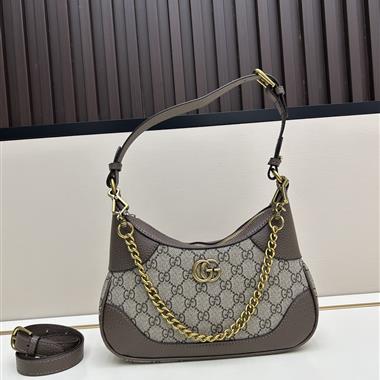 GUCCI   2025新款女生時尚包包 尺寸:26*12CM