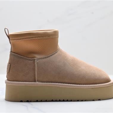 UGG 防水 舒適百搭 厚底 顯高顯瘦 復古英倫風 短筒雪地靴