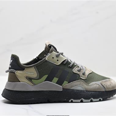 Adidas Originals Nite Jogger Winterized 織物網布 運動簡約 防滑耐磨 低幫運動鞋
