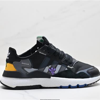 Adidas Originals Nite Jogger Winterized 織物網布 運動簡約 防滑耐磨 低幫運動鞋