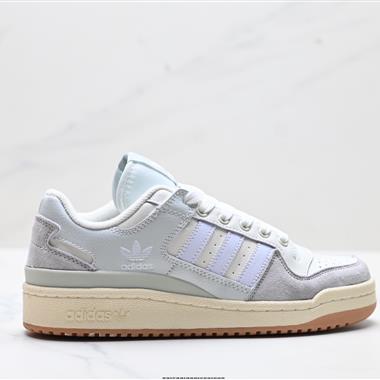 Adidas Forum LOW CL三葉草 經典魔術貼復古板鞋