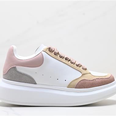 Alexander McQueen Sole Leather Sneakers低幫時裝厚底休閒運動小白鞋