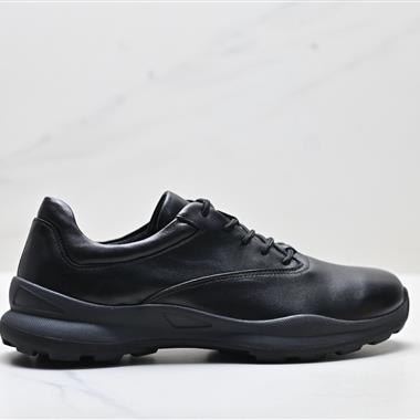 Ecco Soft 7 Lace 簡約商務 真皮磨砂 通勤百搭皮鞋