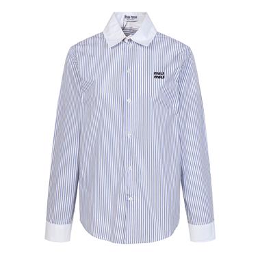 MIUMIU   2025秋冬新款長袖襯衫