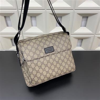 GUCCI   2025新款男生時尚包包 尺寸：28 x 23CM