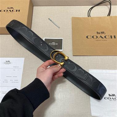 COACH   2025新款時尚皮帶 3.8CM