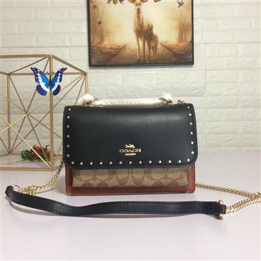 COACH   2025新款女生時尚包包 尺寸：22*15*9CM