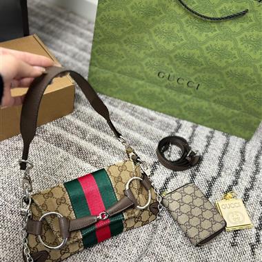 GUCCI   2025新款女生時尚包包 尺寸：27*13CM