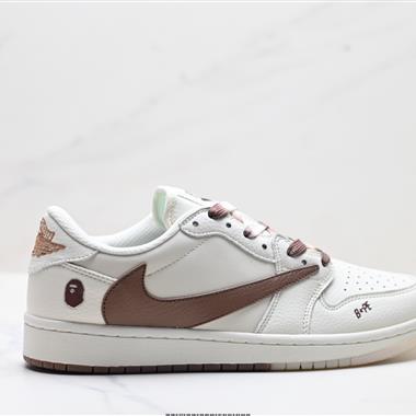 Nike Air Jordan 1 x Travis Scott AJ1倒勾 低幫文化籃球鞋