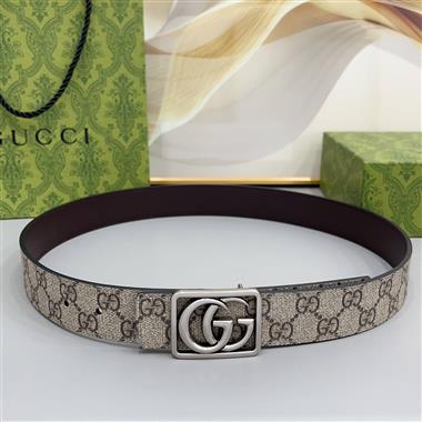 GUCCI   2026新款時尚皮帶  3.5CM