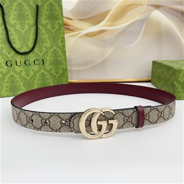 GUCCI    2026新款時尚皮帶  3.0CM