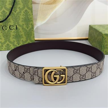 GUCCI   2026新款時尚皮帶  3.5CM