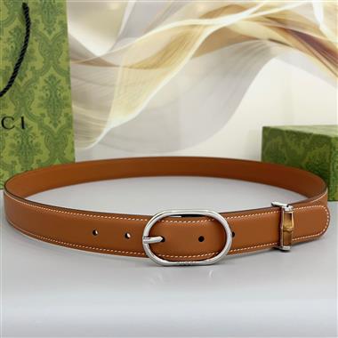 GUCCI   2026新款時尚皮帶  3.0CM