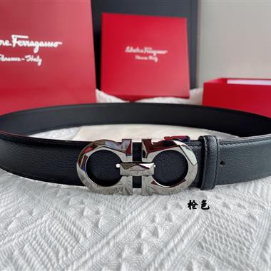 Ferragamo   2026新款時尚皮帶  3.5CM