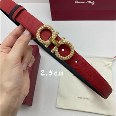 Ferragamo   2026新款時尚皮帶  2.5CM