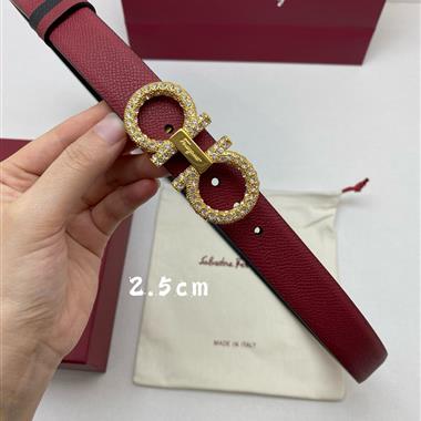 Ferragamo   2026新款時尚皮帶  2.5CM