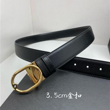Montblanc   2026新款時尚皮帶  3.5CM