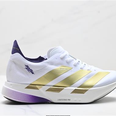 Adidas Adizero Adios Pro 4 M馬拉松飛線賈卡輕質透氣休閒運動跑步鞋