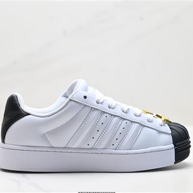 Adidas Originals Superstar 貝殼頭系列 三葉草低幫經典百搭休閒運動板鞋