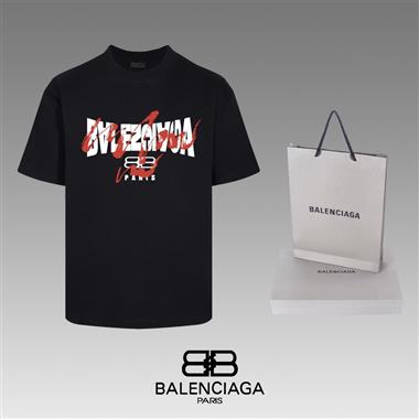 Balenciaga   2026春夏新款短袖T恤  尺寸偏大