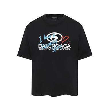 Balenciaga   2026春夏新款短袖T恤  尺寸偏大
