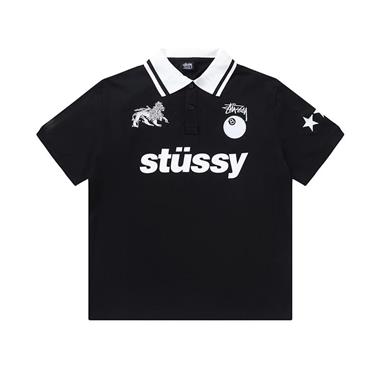 STUSSY   2026春夏新款短袖POLO衫  尺寸偏大