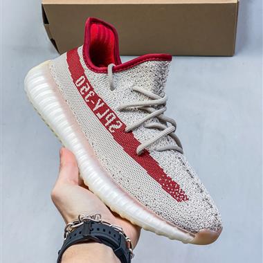Adidas Yeezy Boost 350 V2 椰子休閒透氣緩震舒適 百搭輕便中底慢跑鞋