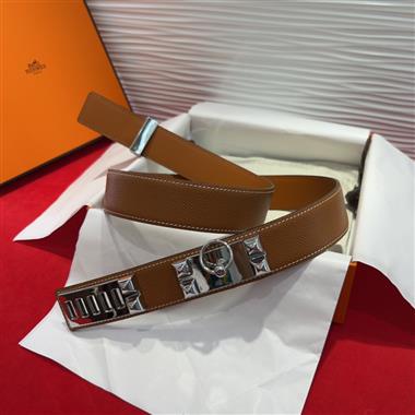 HERMES   2026新款時尚皮帶  3.2CM