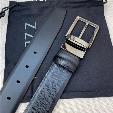 ZEGNA   2026新款時尚皮帶   3.5CM