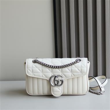 GUCCI  2026新款女生時尚包包  尺寸：26*15*7CM