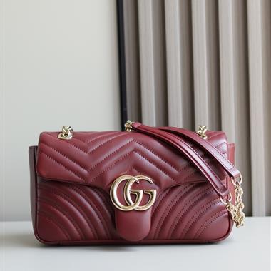 GUCCI  2026新款女生時尚包包  尺寸：26*15*7CM