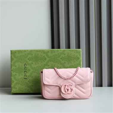 GUCCI  2026新款女生時尚包包  尺寸：16.5*10.2*5.1CM