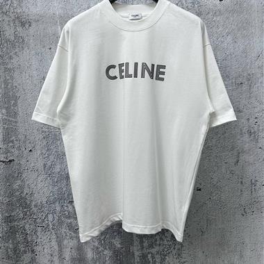 CELINE  2026夏季新款短袖T恤 尺寸偏大