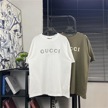 GUCCI   2026春夏新款短袖T恤  尺寸偏大