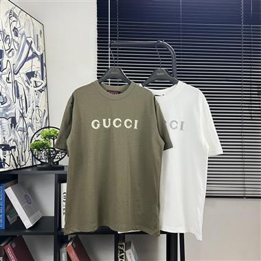 GUCCI   2026春夏新款短袖T恤  尺寸偏大