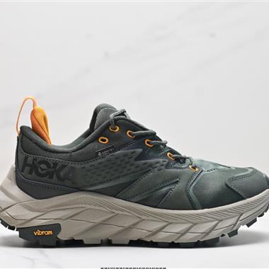 HOKA ONE ONE M ANACAPA LOW GTX 時尚舒適 織物減震防滑支撐低幫 越野跑步鞋